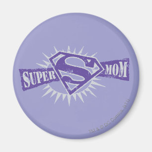 Aimant Super Maman Purple Starburst