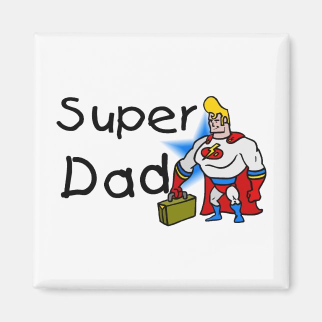 Aimant Super Papa (Affaires) (Devant)