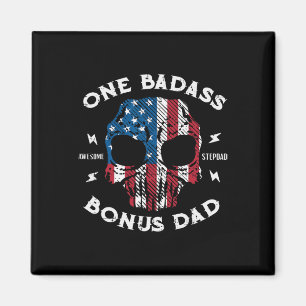 Aimant Super Papa Bonus Papa Fête des Pères Drapeau États