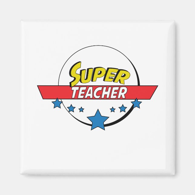 Aimant Super professeur, (Devant)