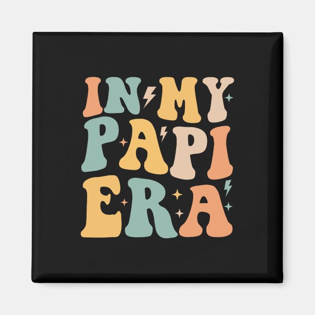 Aimant Super rétro dans mon époque papi père &# s jour (Devant)
