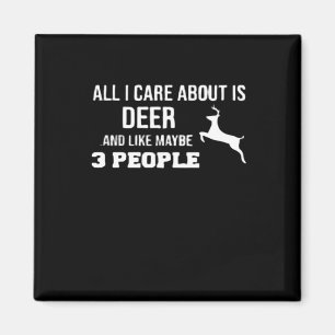 Aimant Superbe Amoureux des Cerfs Style Minimaliste Rétro