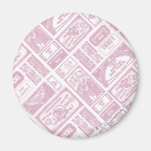 Aimant Supergirl Admettre Un Motif Rose