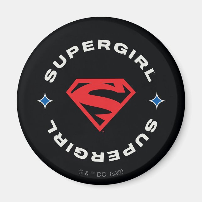 Aimant Supergirl Age of Heroes Circle S-Shield (Devant)