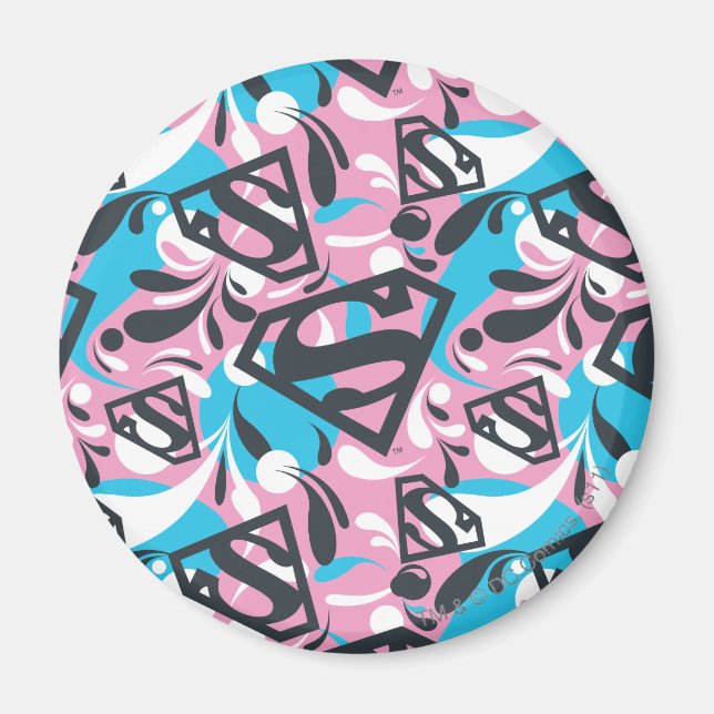 Aimant Supergirl Color Splash Motif 6 (Devant)