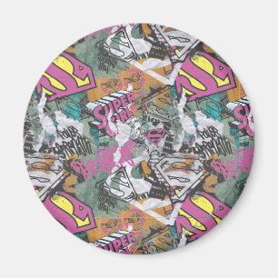 Aimant Supergirl Comic Capers Pattern 10