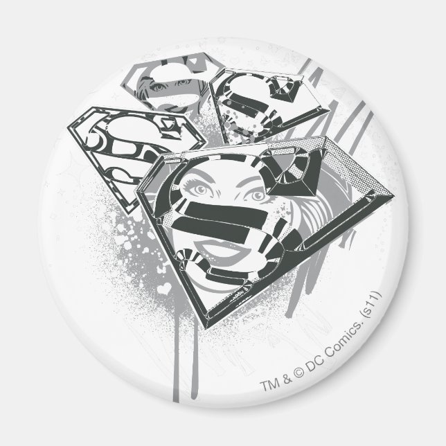 Aimant Supergirl Gardez-le frais 1 (Devant)