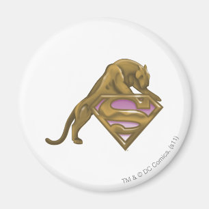 Aimant Supergirl Golden Cat