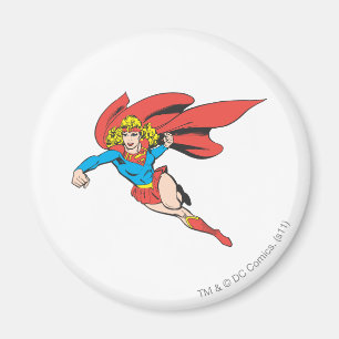 Aimant Supergirl Leaps and Punches