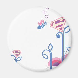 Aimant Supergirl love bee