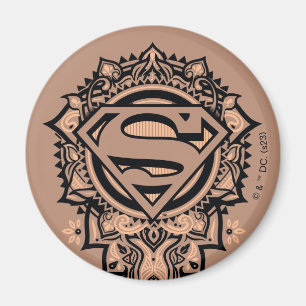 Aimant Supergirl Mandala Graphic