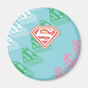 Aimant Supergirl Pastel Répéter le Motif