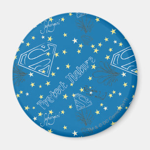 Aimant Supergirl Protect Nature Motif