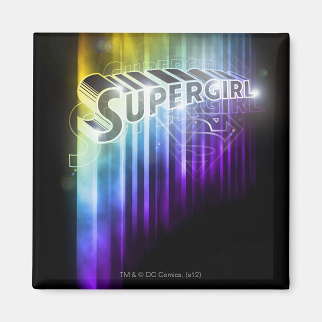 Aimant Supergirl Rainbow (Devant)