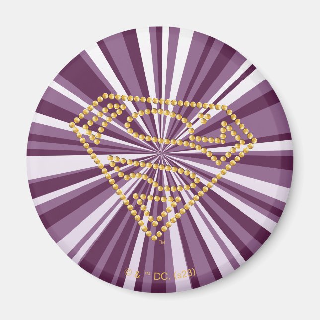 Aimant Supergirl Studded S-Shield (Devant)