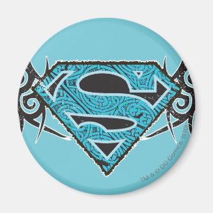 Aimant Supergirl Tribal Pattern Logo