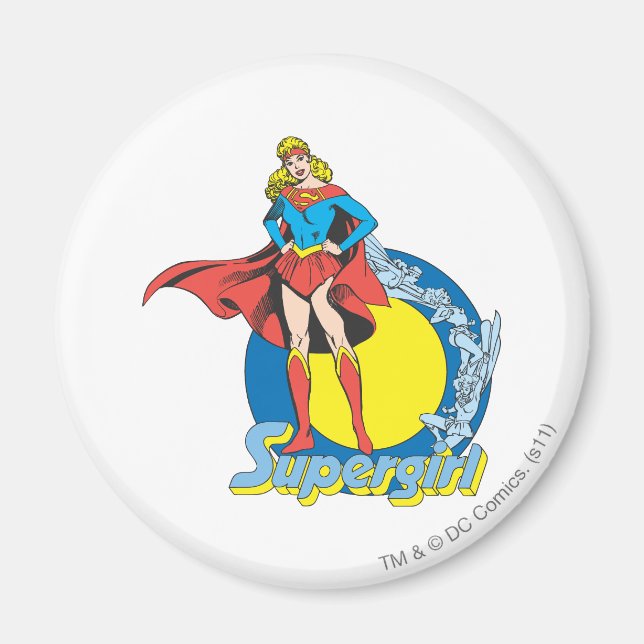 Aimant Supergirl with Logo (Devant)