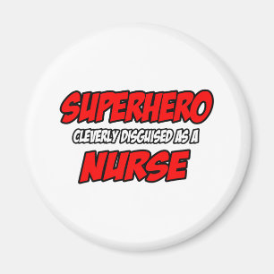 Aimant Superhero...Infirmière