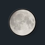 Aimant Superlune dans le ciel noir<br><div class="desc">Grosse lune grise dans le ciel noir</div>