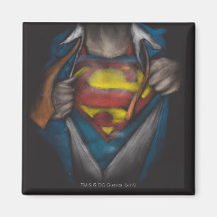 Aimant Superman Chest Reveal Sketch Colorized