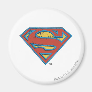 Aimant Superman S-Shield   Bleu Plan - Logo