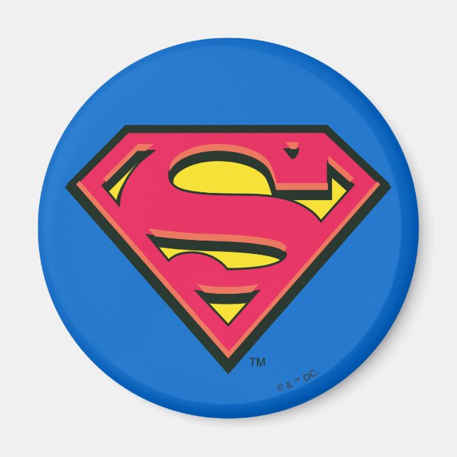 Aimant Superman S-Shield | Logo classique (Devant)
