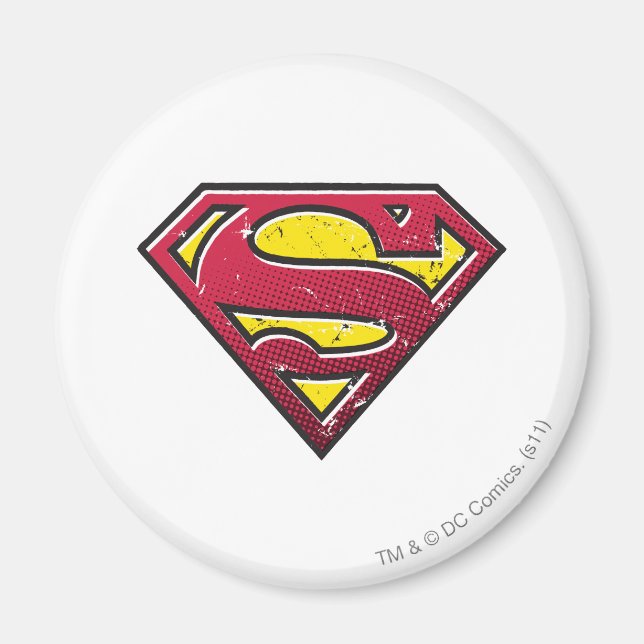 Aimant Superman S-Shield | Logo des marques (Devant)