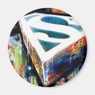 Aimant Superman Stylisé   Logo Urban Graffiti