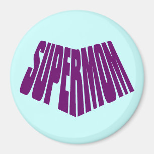 Aimant SuperMom : Ma mère est mon superhéros