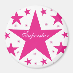 Aimant Superstar, rose