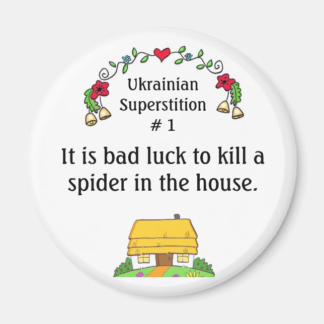 Aimant Superstitions ukrainiennes (Devant)