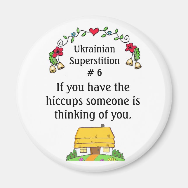 Aimant Superstitions ukrainiennes (Devant)