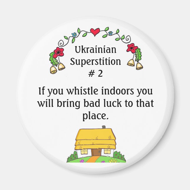 Aimant Superstitions ukrainiennes (Devant)