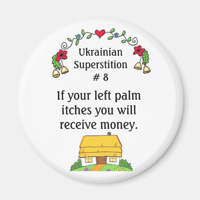 Aimant Superstitions ukrainiennes (Devant)