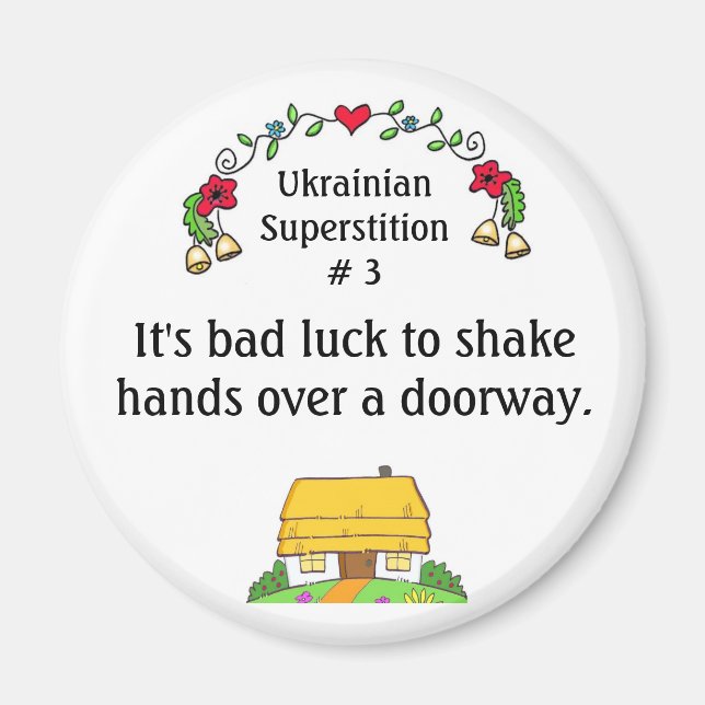 Aimant Superstitions ukrainiennes (Devant)