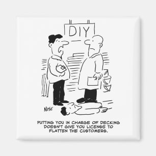 Aimant Superstore Magasin Travailleur Boutique do-it-your