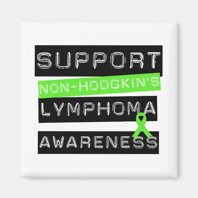 Aimant Suport Non-Hodgkin's Lymphoma Awareness (Devant)
