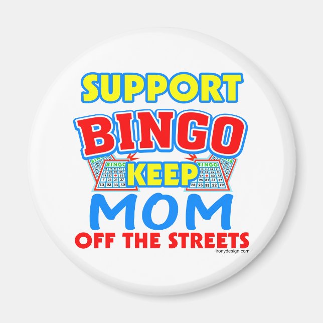 Aimant Support Bingo Maman (Devant)