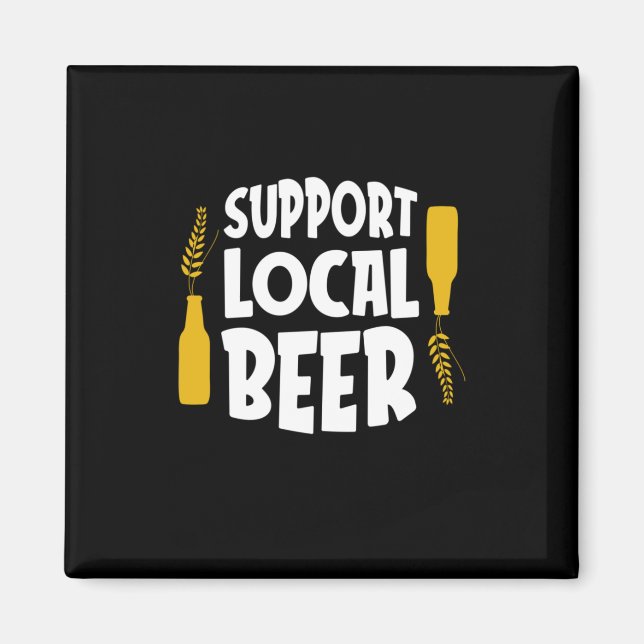 Aimant Support de la bière locale (Devant)