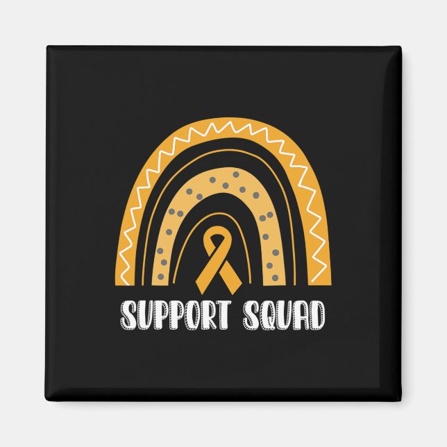 Aimant Support Escadron Orange Rainbow Ribbon RSD CRPS Aw (Devant)
