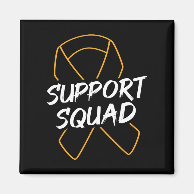 Aimant Support Squad Leukemia Cancer Leukemia Aware R (Devant)