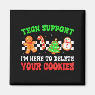 Aimant Support Technique de Noël Ici Pour Supprimer les C