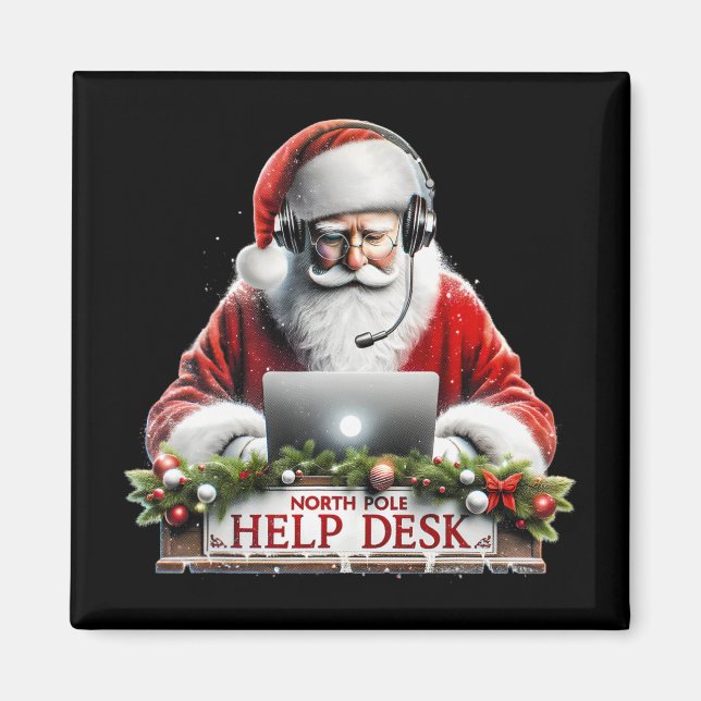 Aimant Support technique de Santa Aide au Pôle Nord de Sa (Devant)