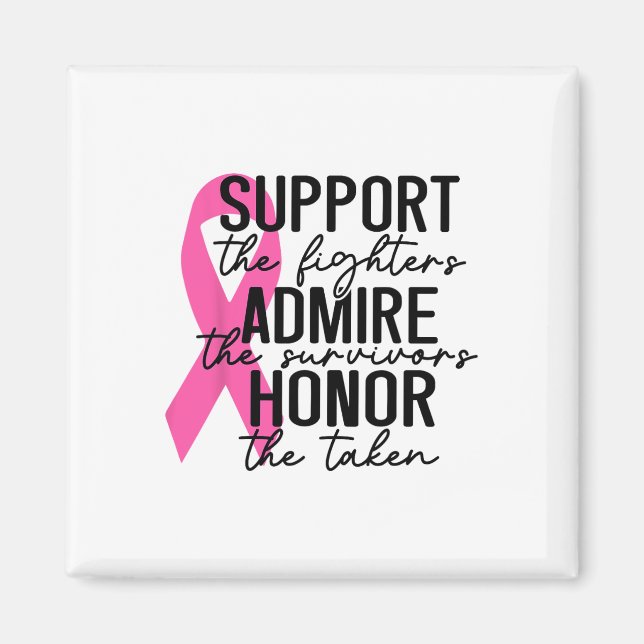 Aimant Support The Fighters Amire The Survivors Breast C (Devant)