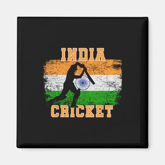 Aimant Supporters de cricket indien Fans de cricket indie (Devant)