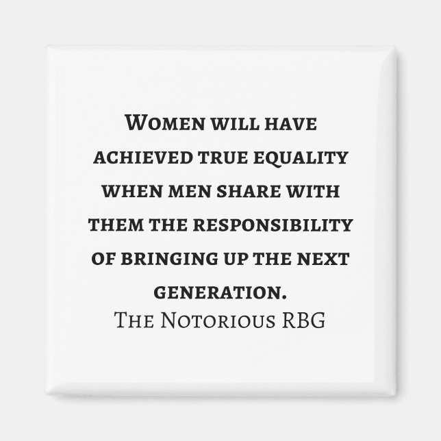 Aimant Supreme Court Justice Ruth Bader Ginsburg quote (Devant)