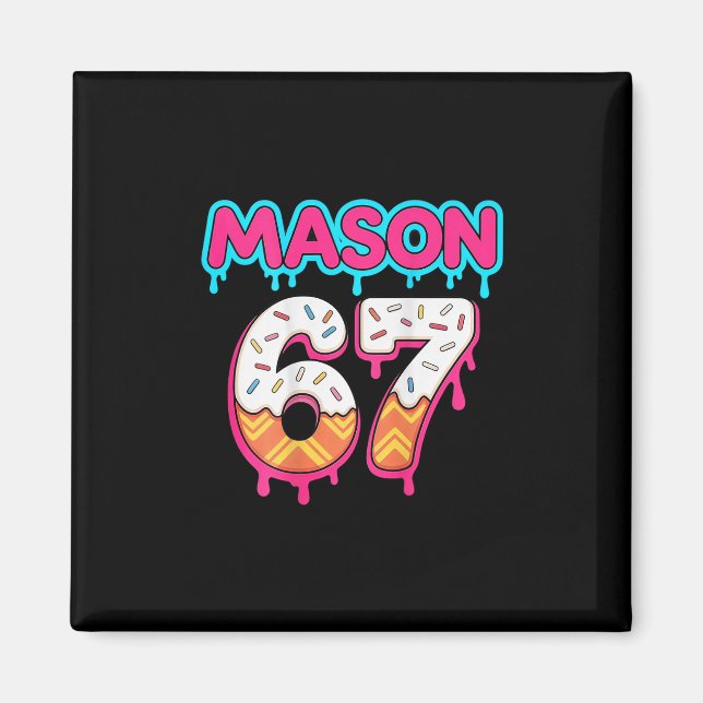 Aimant (sur Ck) Six Sept Glaces Crème Drip Sport 67 Mason (Devant)