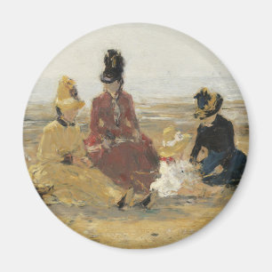 Aimant Sur la plage, Trouville 1887