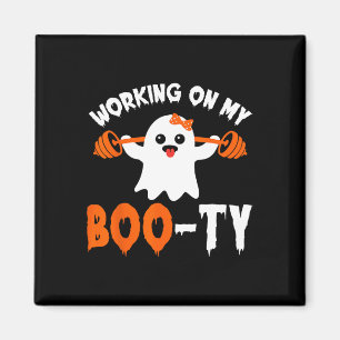 Aimant Sur My Boo-ty Gym Booty Boo-tee Ghost Pun Hommes