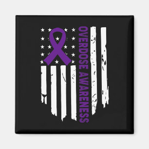 Aimant Surdose de fin Pruple Ribbon Opioïde Surdose d'adj